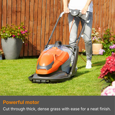 1800W Hover Lawn Mower with 36cm Cutting Width & 26L Grass Box
