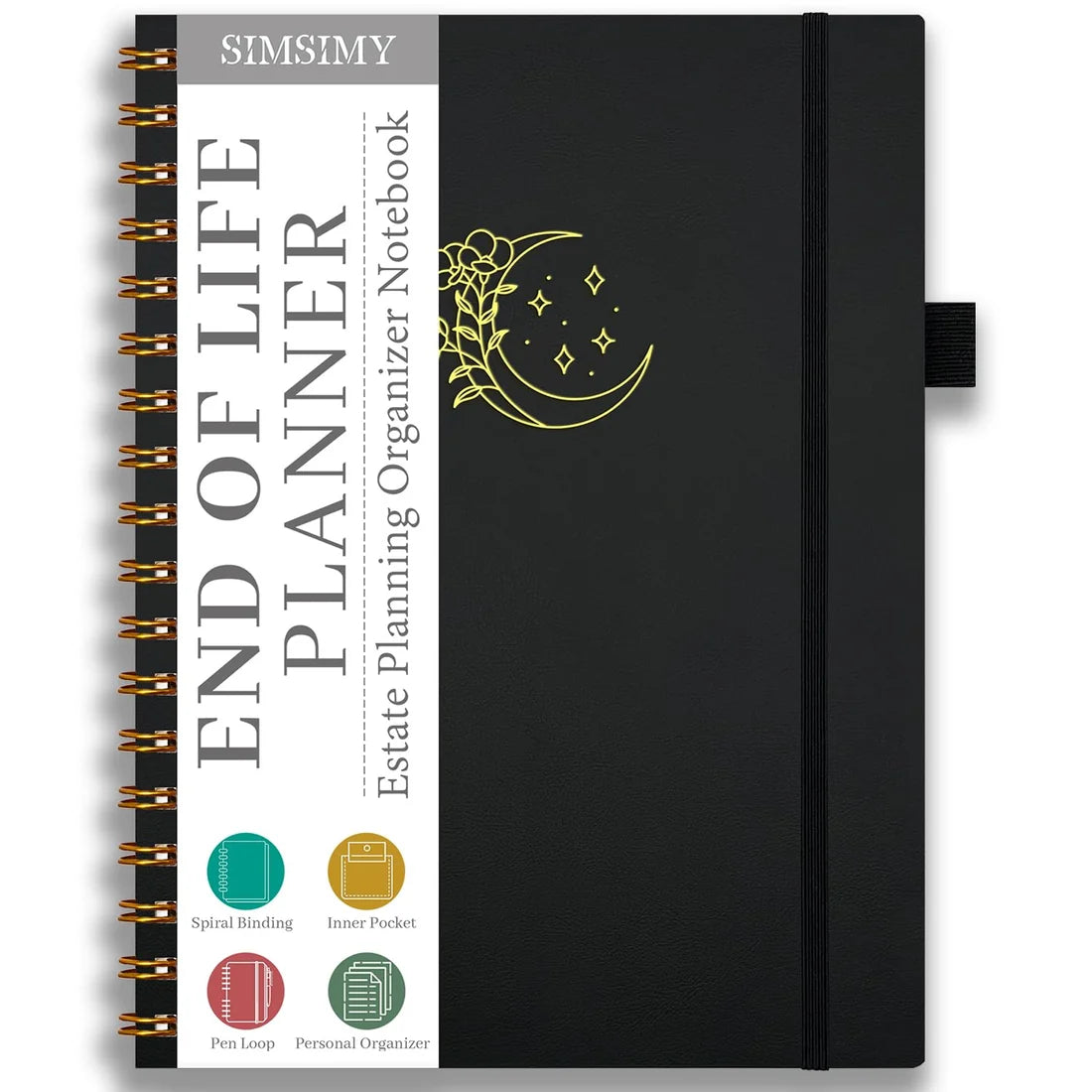 Velora End of Life Planner – Estate Planning & Important Information Organizer | Final Wishes & Legacy Workbook