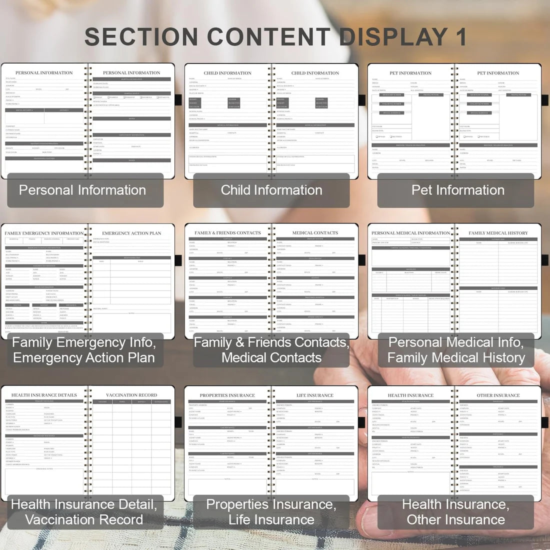 Velora End of Life Planner – Estate Planning & Important Information Organizer | Final Wishes & Legacy Workbook